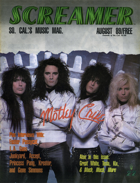Screamer Magazine August 1989