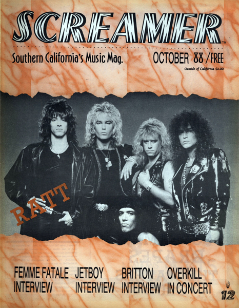 Screamer Magazine October 1988