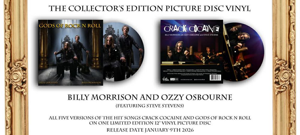 Billy-Morrison-Ozzy-Framed-Pic